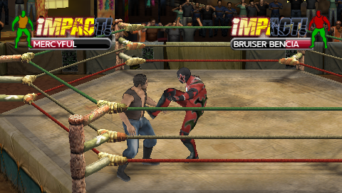 TNA Impact: Cross the Line screenshot 3 for PSP